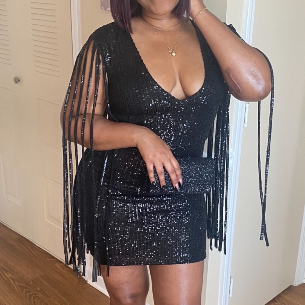Dance in the Dark Dress Fashion Nova